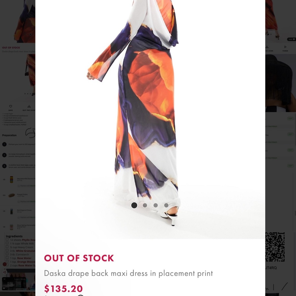 ✨ASOS ✨ SOLD OUT 💜 Daska Draped Back Maxi Dress 💜 Modest